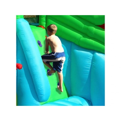 Inflatable double water slide COCCODRILLO