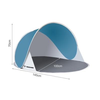 Namiot plażowy TRIZAND 145 cm x 100 cm x 70 cm