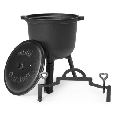 Cast iron cauldron 8 l