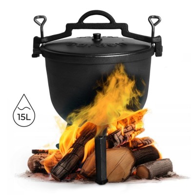 Cast iron cauldron 15 l