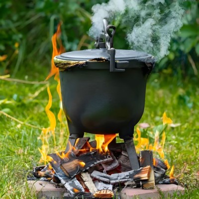 Cast iron cauldron 15 l