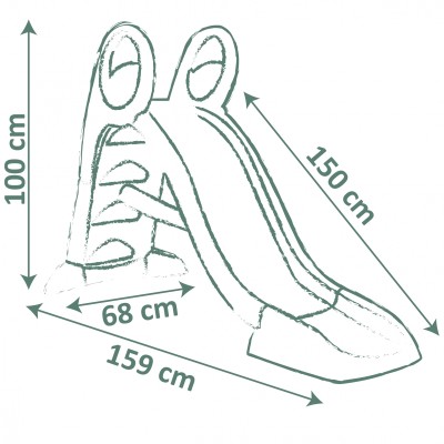 Slide SMOBY MY SLIDE 150 cm /multicolor/