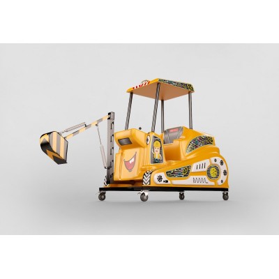 Mini EXCAVATOR with metal cage