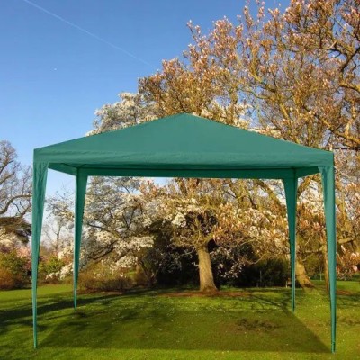 Garden pavilion with 4 walls 3 m x 3 m /green/