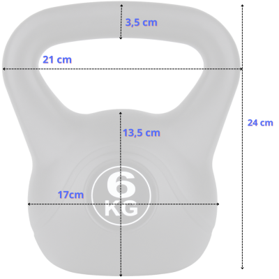 Kettlebel FUNFIT 6 kg