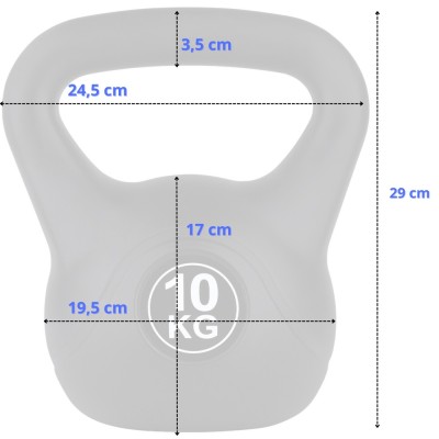 Kettlebel FUNFIT 10 kg