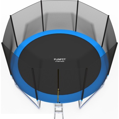 Trampolina z siatką i drabinką średnica 435cm