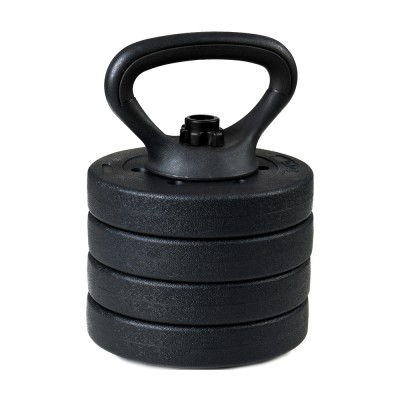 Adjustable bituminous dumbbells Set 40 kg 4 in  1