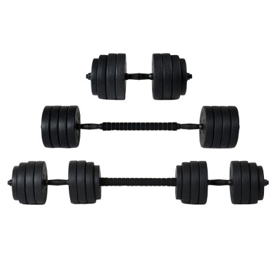 Adjustable bituminous dumbbells Set 40 kg 4 in  1