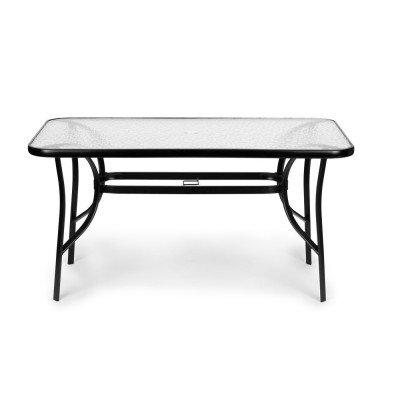 Glass garden table 160 cm x 90 cm