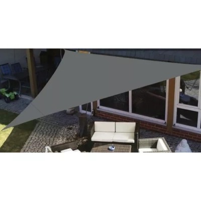 Żagiel przeciwsłoneczny trójkątny 3 m x 3m x 3m/ szary/