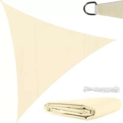 Żagiel przeciwsłoneczny trójkątny 4 m x 4 m x 4 m/ beżowy/