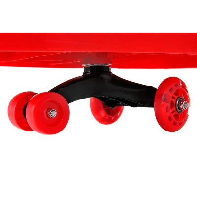 Grivity ride with glowing wheels red/