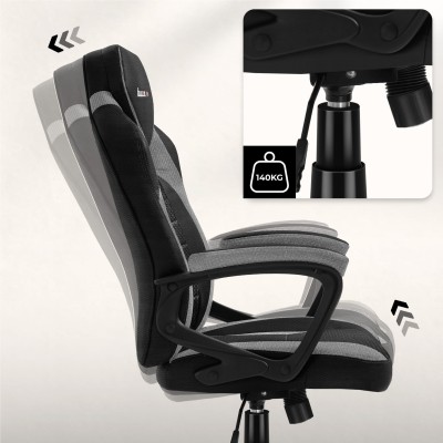 Gaming armchair HUZARO FORCE 2.5 GREY MESH