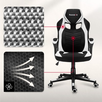Fotel gamingowy HUZARO FORCE 2.5 WHITE MESH