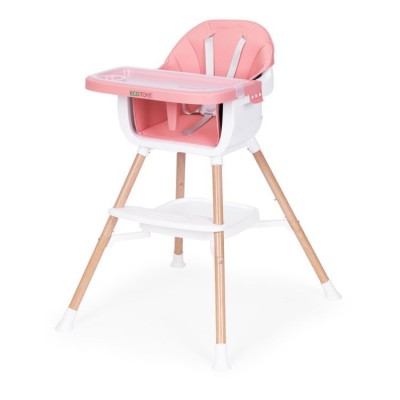 Feeding chair ECOTOYS 2 w 1 /pink/
