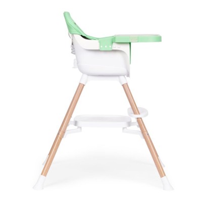 Krzesełko do karmienia ECOTOYS 2 w 1 /zielone/