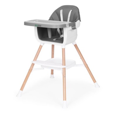 Krzesełko do karmienia ECOTOYS 2 w 1 /szare/
