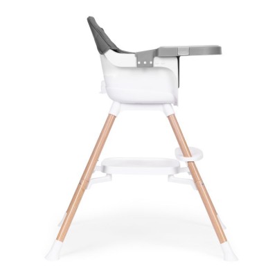 Krzesełko do karmienia ECOTOYS 2 w 1 /szare/