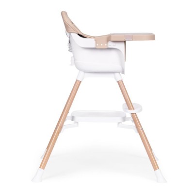 Krzesełko do karmienia ECOTOYS 2 w 1 /beżowy/