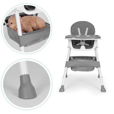 Feeding chair ECOTOYS  /grey/
