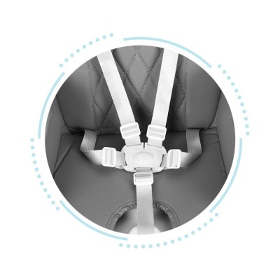 Feeding chair ECOTOYS 3 w 1 /grey/