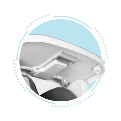 Feeding chair ECOTOYS 3 w 1 /grey/