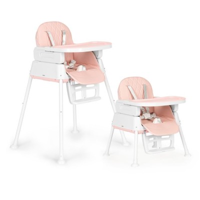 Feeding chair ECOTOYS 3 w 1 /pink/