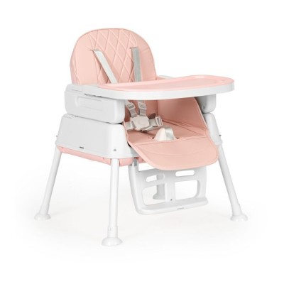 Krzesełko do karmienia ECOTOYS 3 w 1 /różowe/