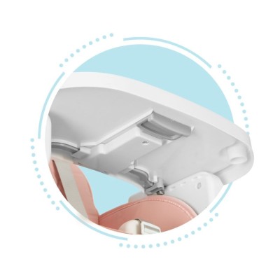 Feeding chair ECOTOYS 3 w 1 /pink/