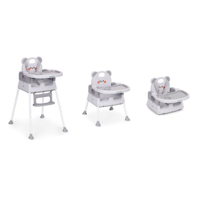 Feeding chair ECOTOYS BEAR 3 w 1 /grey/
