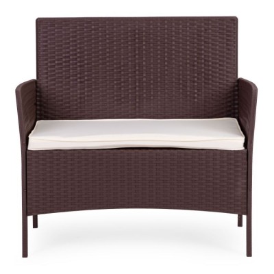 Garder furniture set -table,sofa, two armchairs /brown/MG