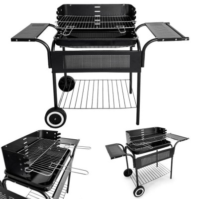 Grill ogrodowy węglowy prostokątny z regulacją rusztu MH