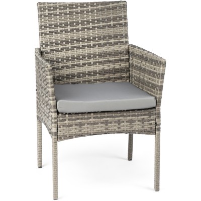 Garden furniture set -table, sofa, two armchairs /grey/