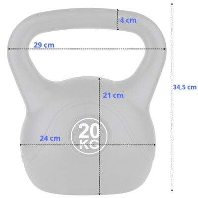 Kettlebel FUNFIT 20 kg