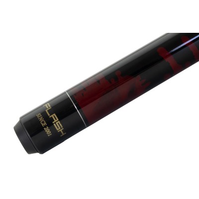 2 pieces pool cue FLASH /red/