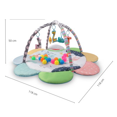 Baby play mat2-in-1 TINIMINI FLOWER ZOO