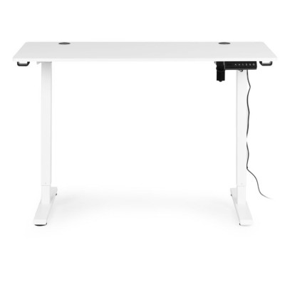 Biurko elektryczne regulowane 120 cm x 60 cm /białe/
