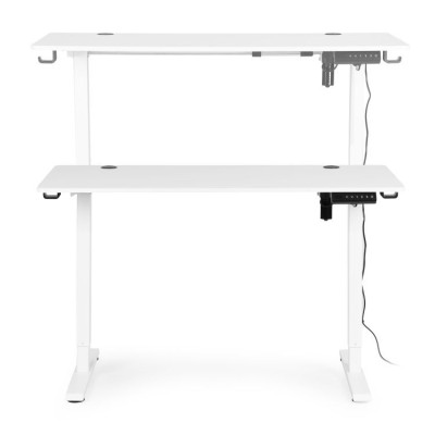 Biurko elektryczne regulowane 120 cm x 60 cm /białe/
