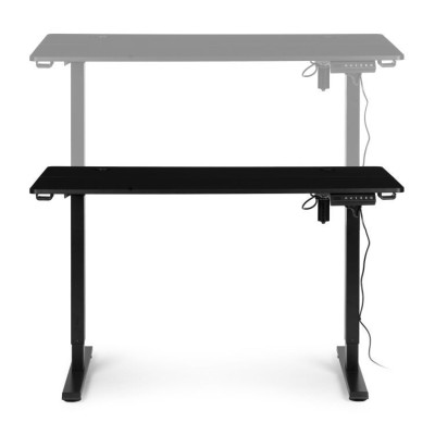 Biurko elektryczne regulowane 120 cm x 60 cm /czarne/