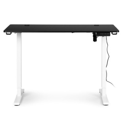 Biurko elektryczne regulowane 120 cm x 60 cm /czarno-białe/