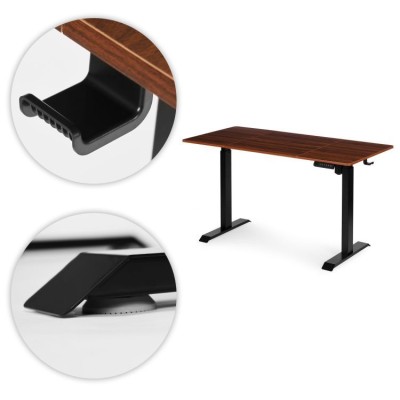 Electric  desk 140 cm x 71 cm /brown/