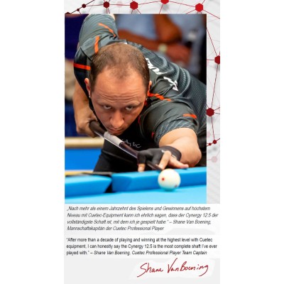 Cue CUETEC CYNERGY CT-15K CARBON RUBY RED