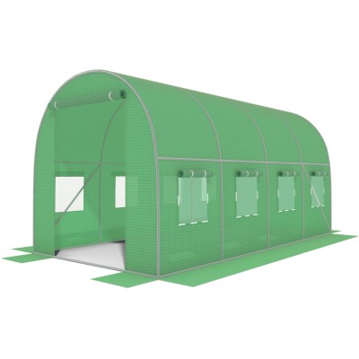 Tunel foliowy 4,5 m x 2 m /zielony/
