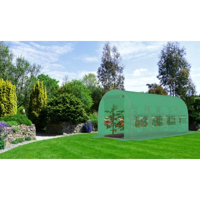 Tunel foliowy 4,5 m x 2 m /zielony/