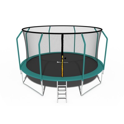 Trampolina z siatką wewnętrzną i drabinką średnica 435cm