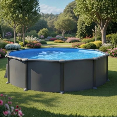 Swimming pool GRE ANTHRACITE 350 cm x 132 cm /anthracite/