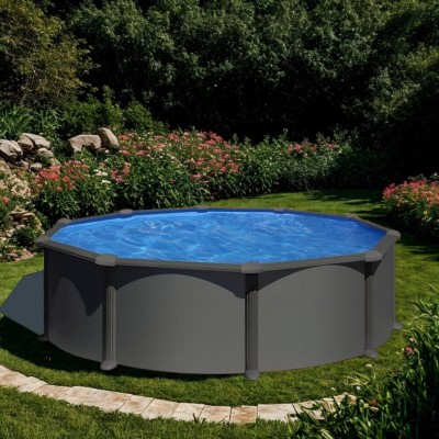 Basen GRE ANTHRACITE 460 cm x 132 cm /grafit/