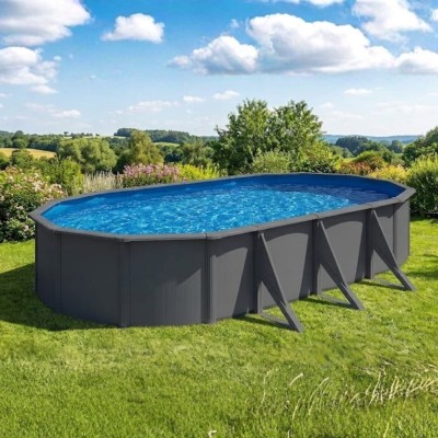 Basen GRE ANTHRACITE 730 cm x 375 cm x 120 cm /grafit/