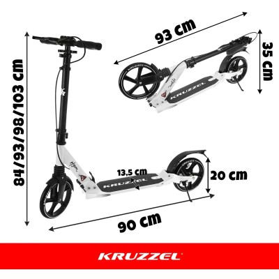 Hulajnoga Kruzzel Hyperion /white/